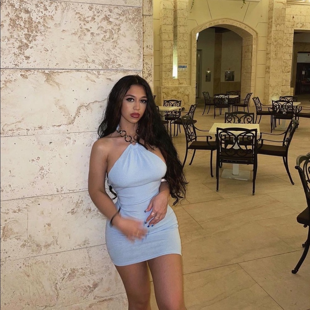 FASHIONNOVA | Open Back Mini Dress